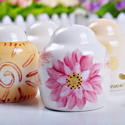 精致彩绘陶瓷调味瓶 外贸批发与混批优势解析